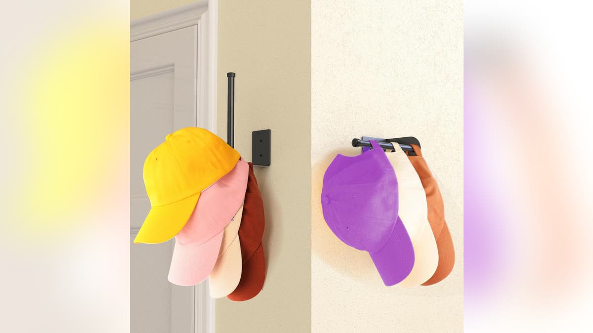 Keep your hats all in one place without taking up a lot of space. 