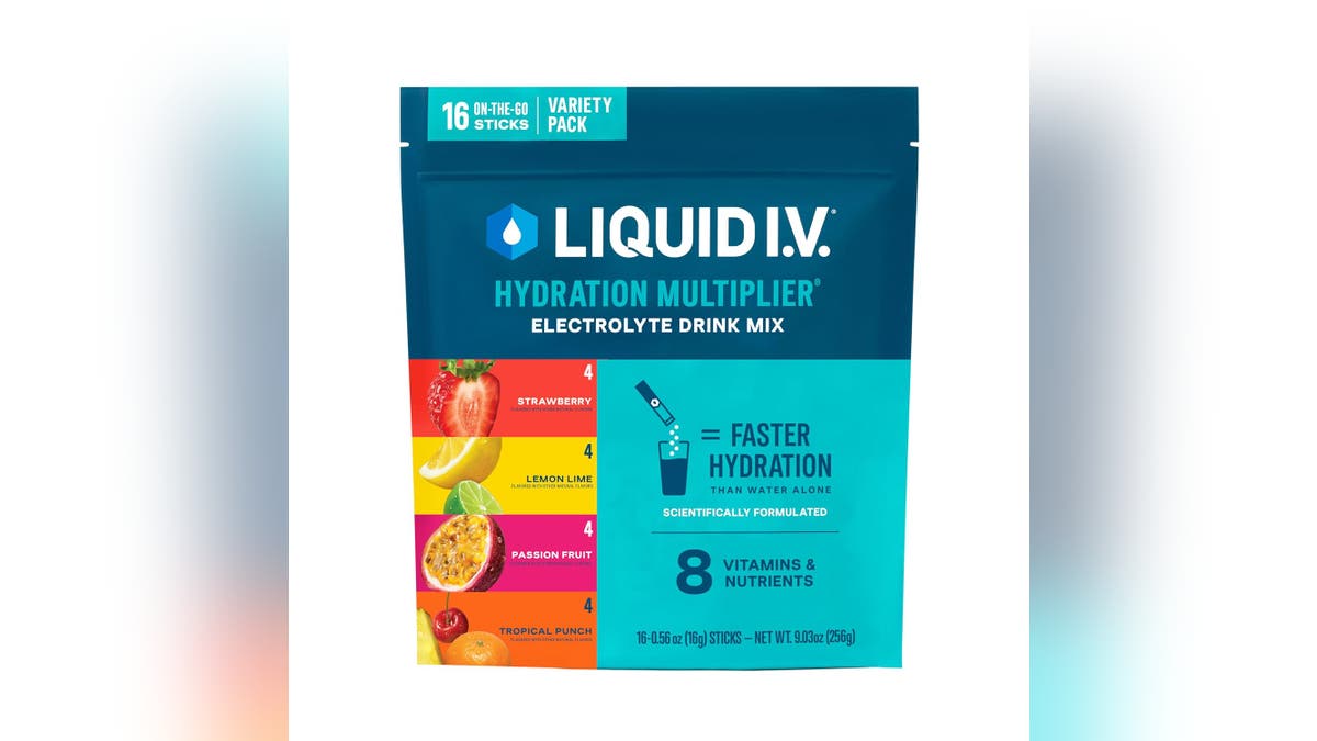 Just add a Liquid I.V. to your water for more hydration. 