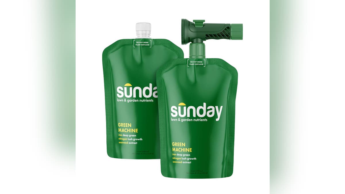 Create a lush lawn with Sunday fertilizer. 