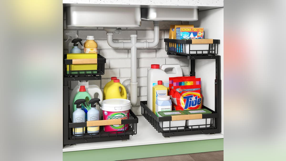 Stay organized, even under your kitchen sink. 