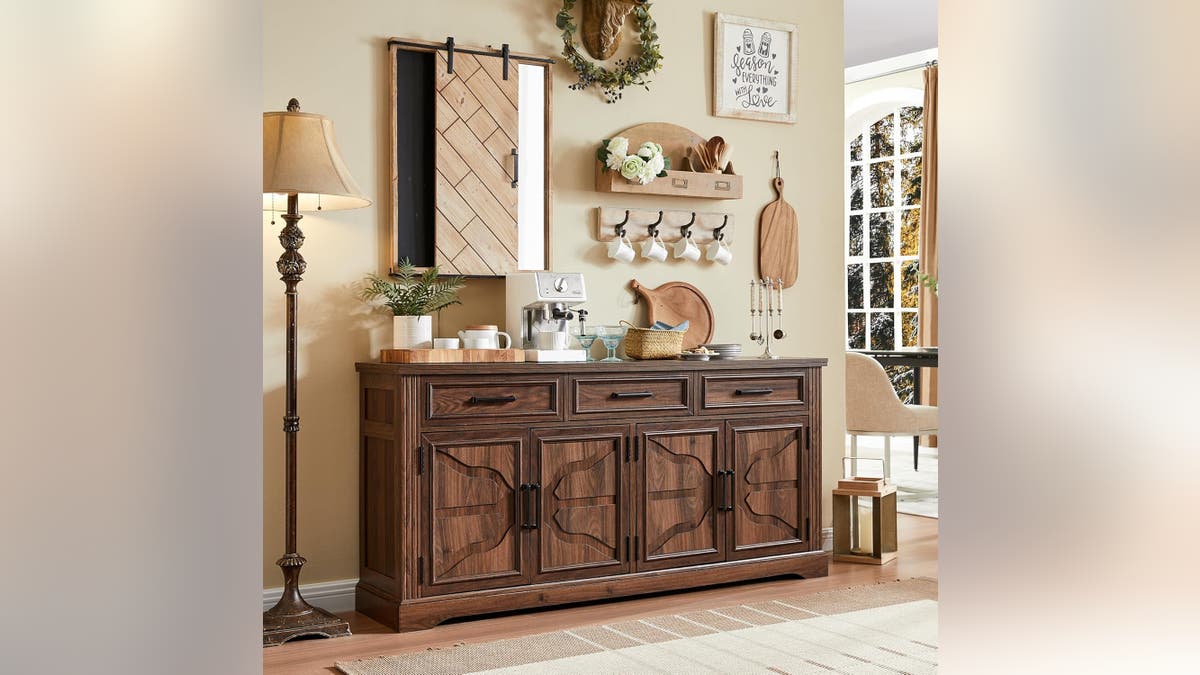 Buffet tables are great for storage and displaying food.?