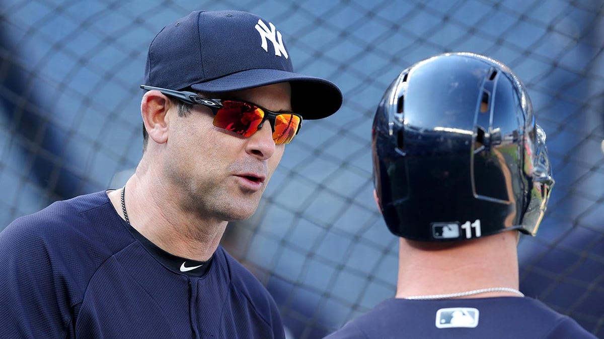 Aaron Boone and Brett Gardner