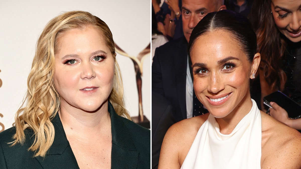 Amy Schumer wears green dress, Meghan Markle rocks white gown