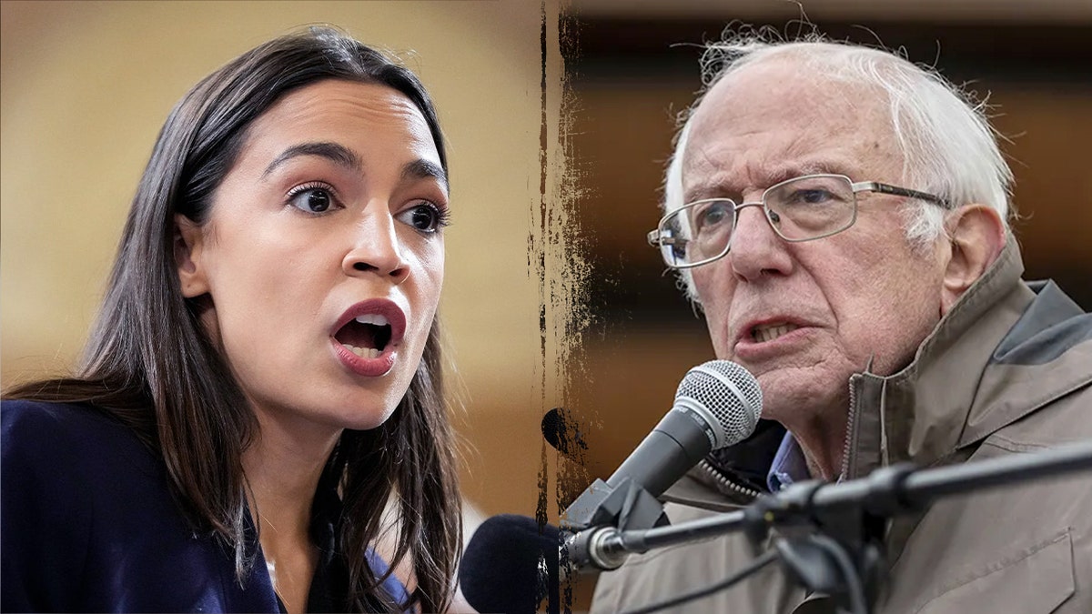 Aoc and Bernie Sanders