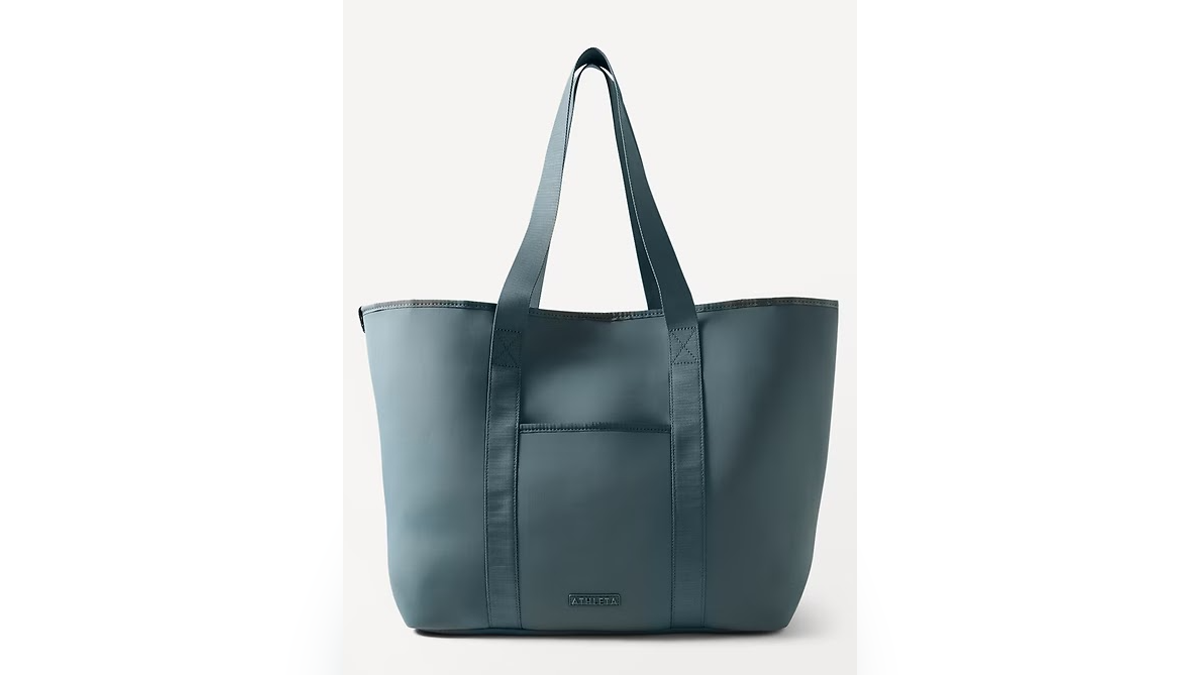 The Athleta Diem tote is designed for nan progressive individual pinch its sleek design, aggregate compartments and durable material.