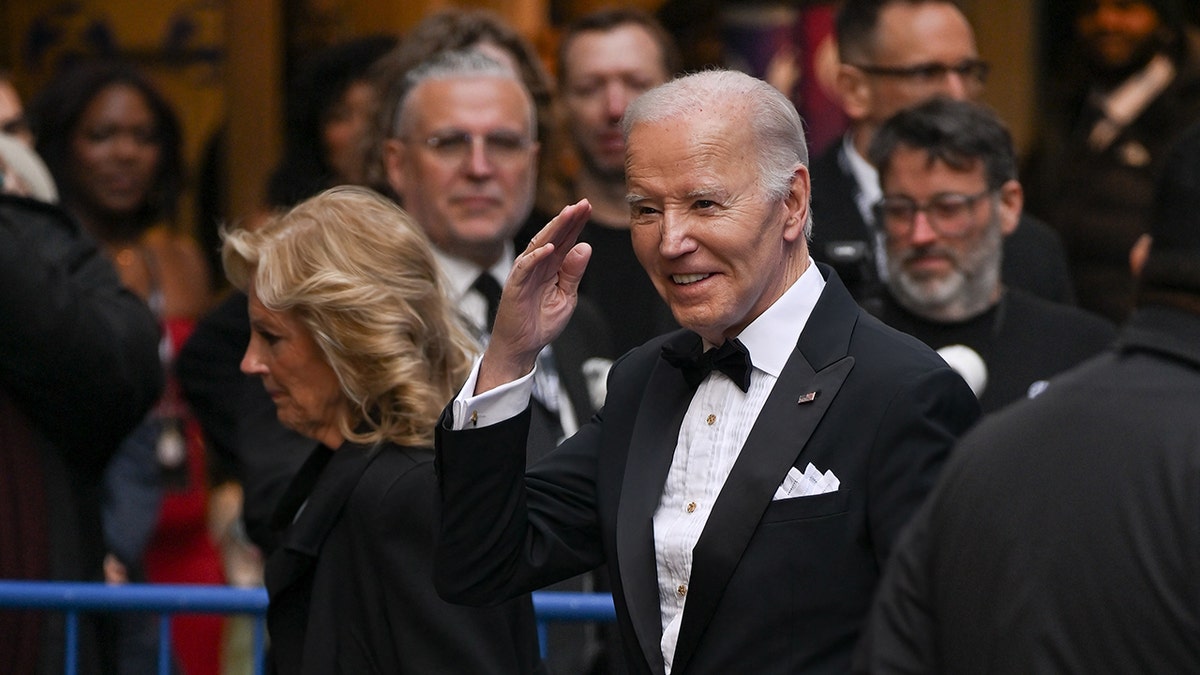 Joe and Jill Biden arrive at Othello opening night