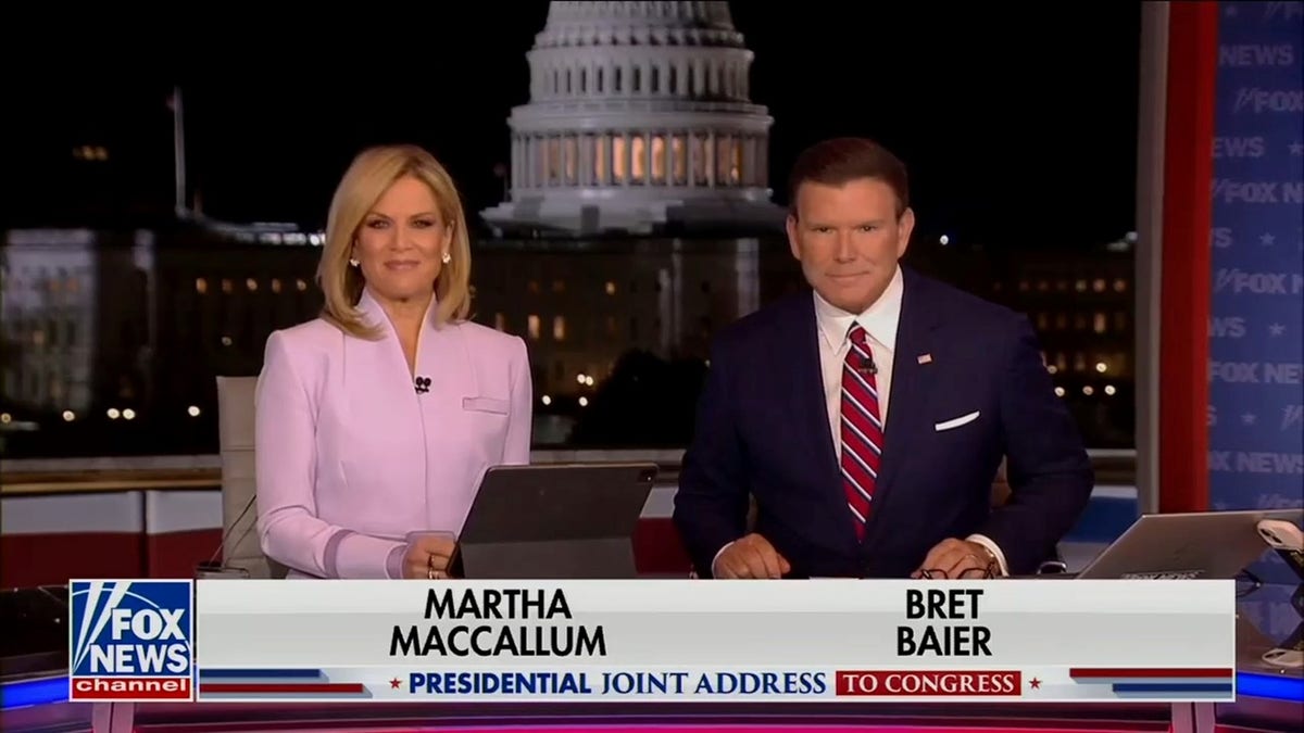 Martha MacCallum Bret Baier co-anchor special coverage