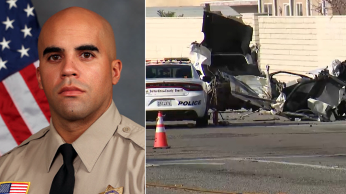 San Bernardino Deputy Hector Cuevas, Jr. killed in crash