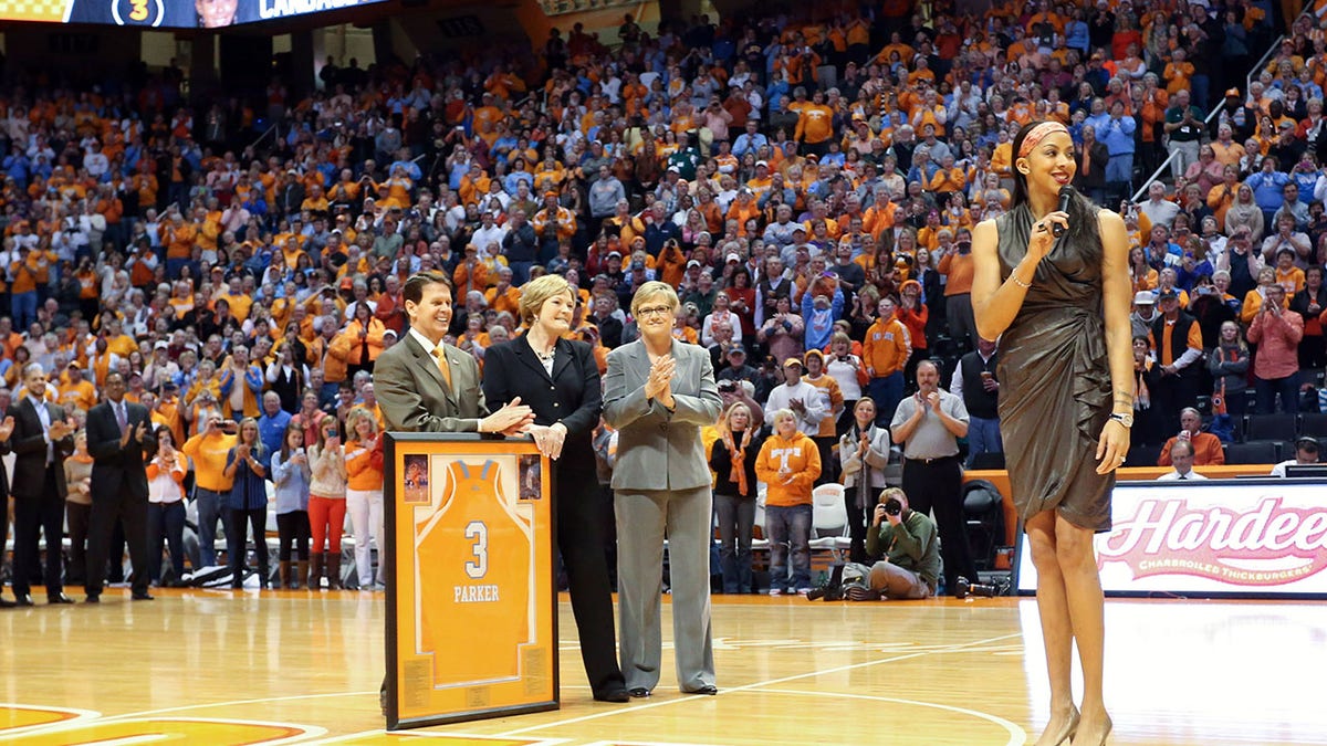 Candace Parker and Pat Summitt