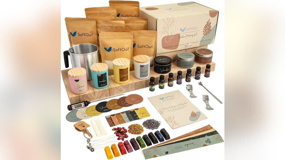 Make candles at home with this kit.