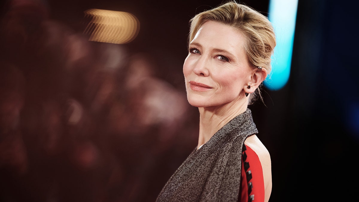 Cate Blanchett at the premiere of "Black Bag" in the UK