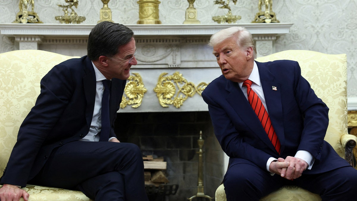 NATO Secretary General Rutte and President Trump