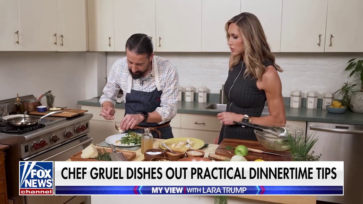 Chef Andrew Goruel, ele é um prato de prato pronto "Minha visão com Lara Trump."