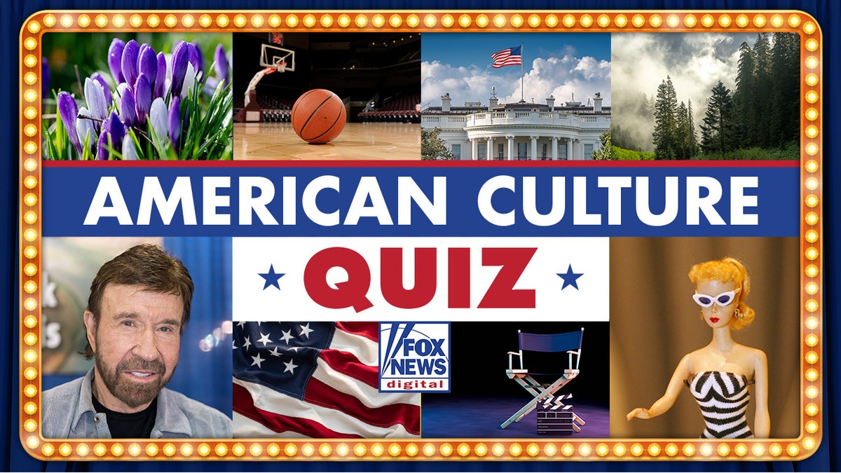 American Culture Quiz collage