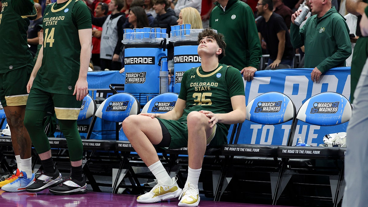 Kyle Jorgensen looks up