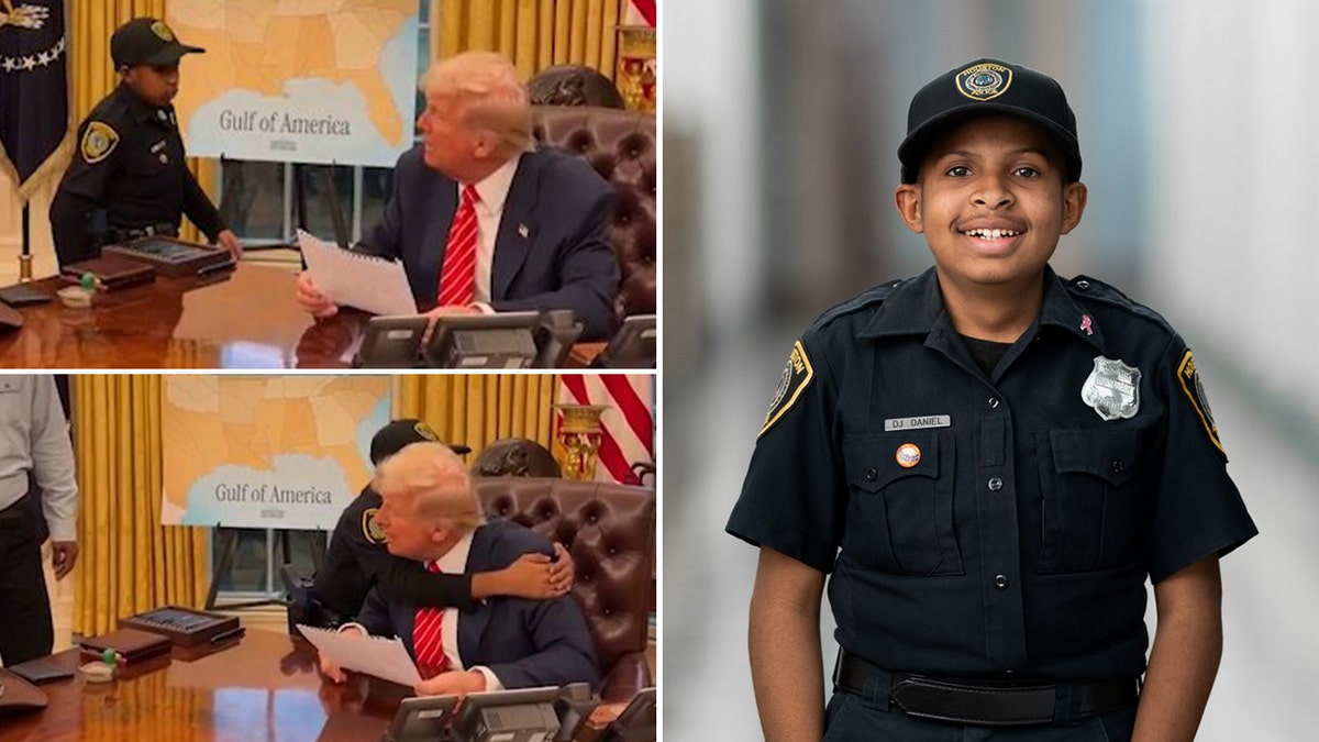 DJ Daniel meets President Donald Trump in the White House