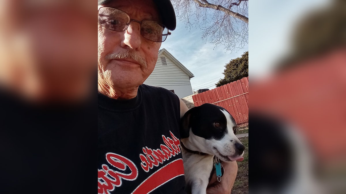 William Bottger with dog Roxie.