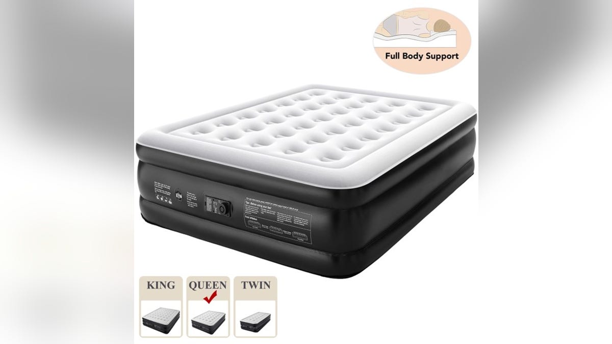 This air mattress is durable and easy to blow up. 