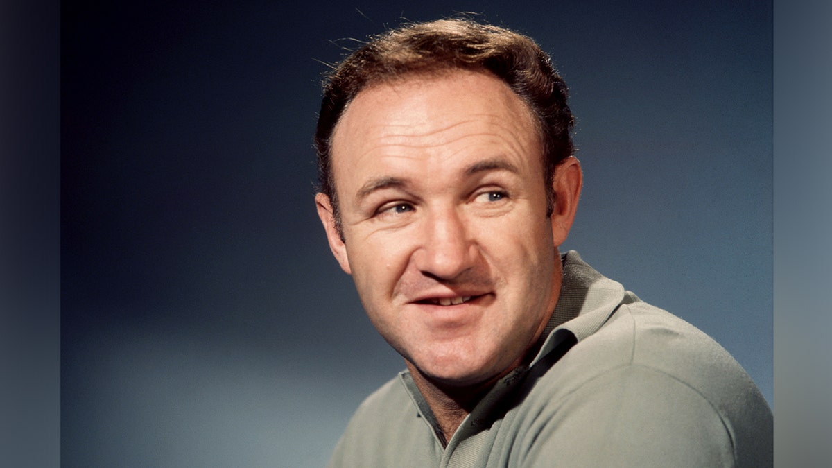 Close up portrait of young Gene Hackman