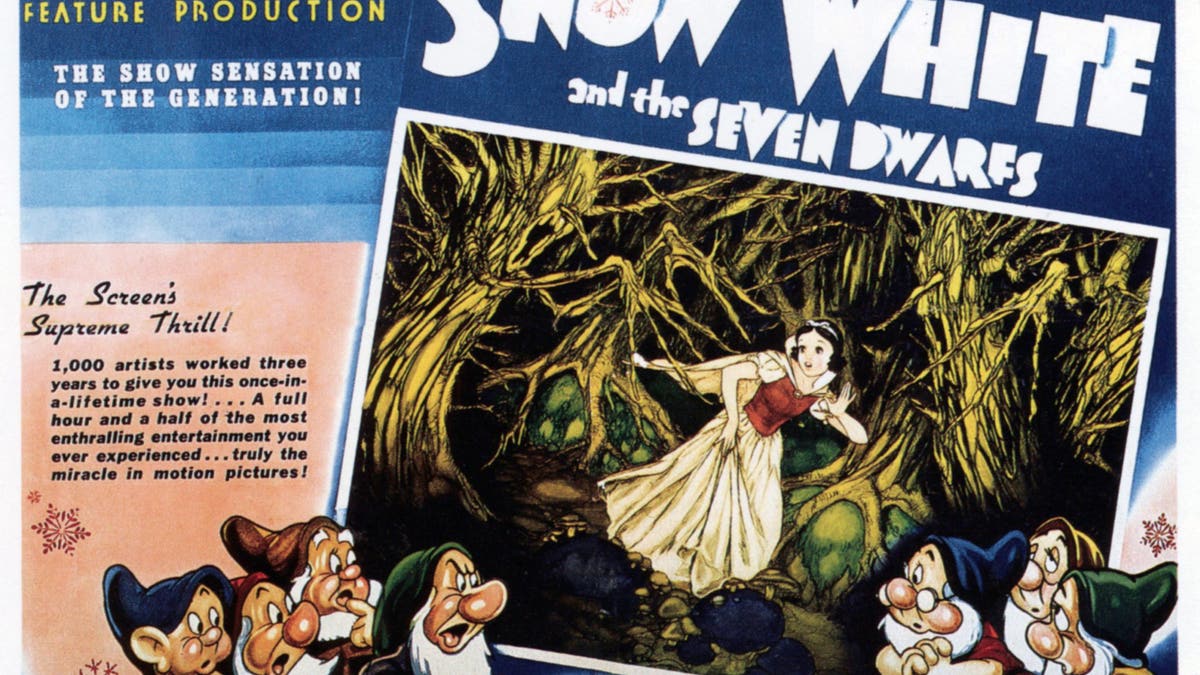 Original snow white film poster