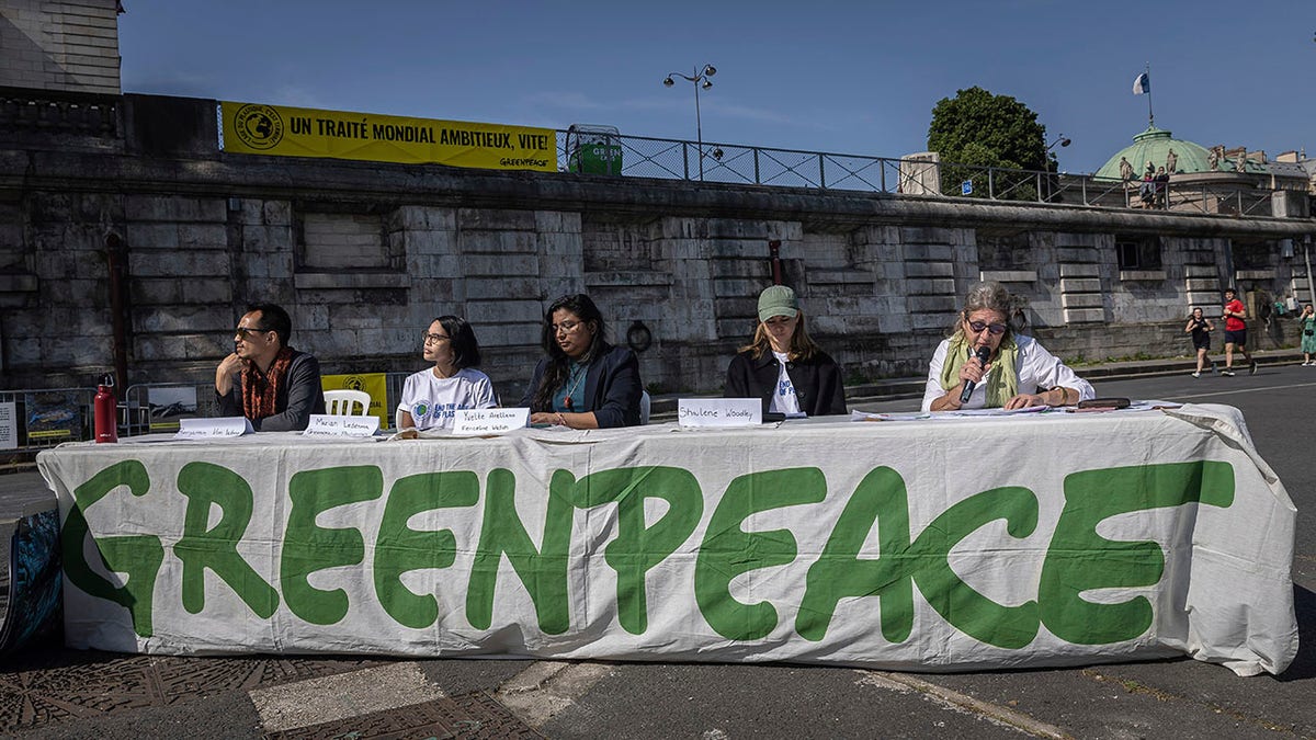 Greenpeace protesters