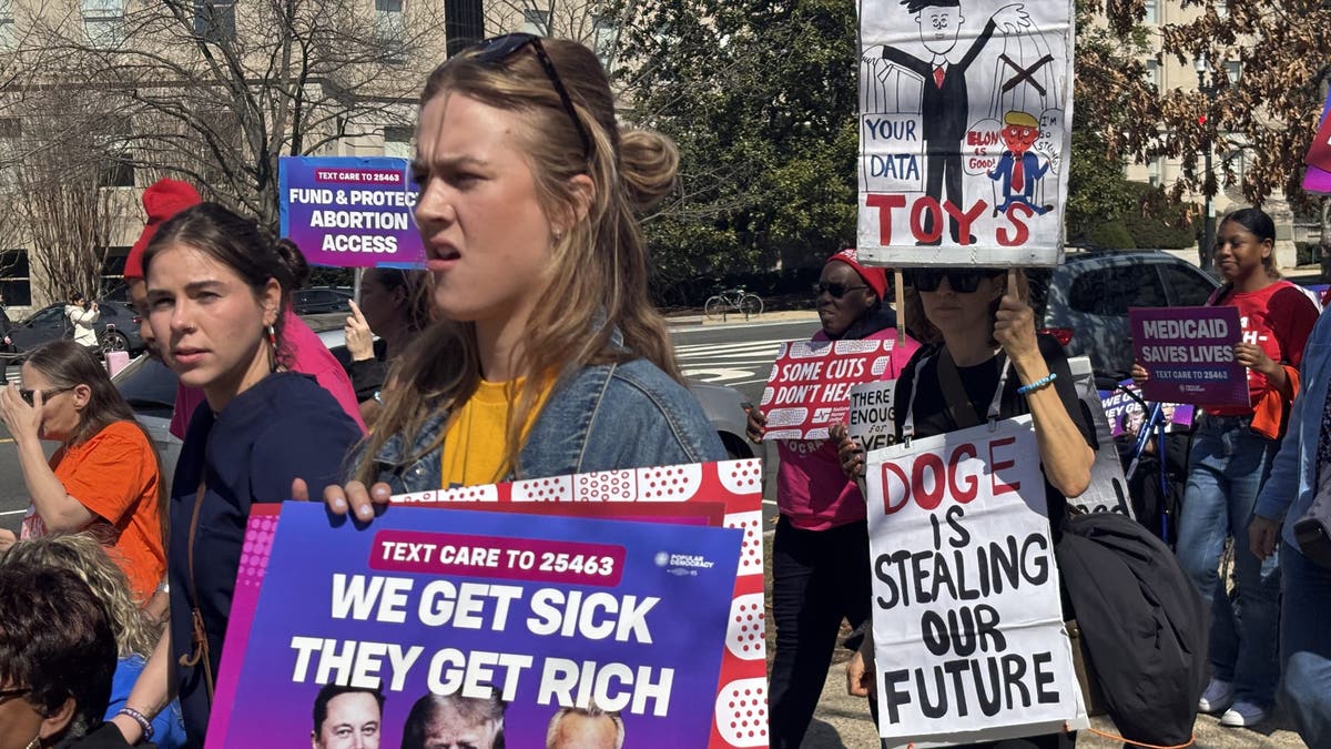 protesters in dc