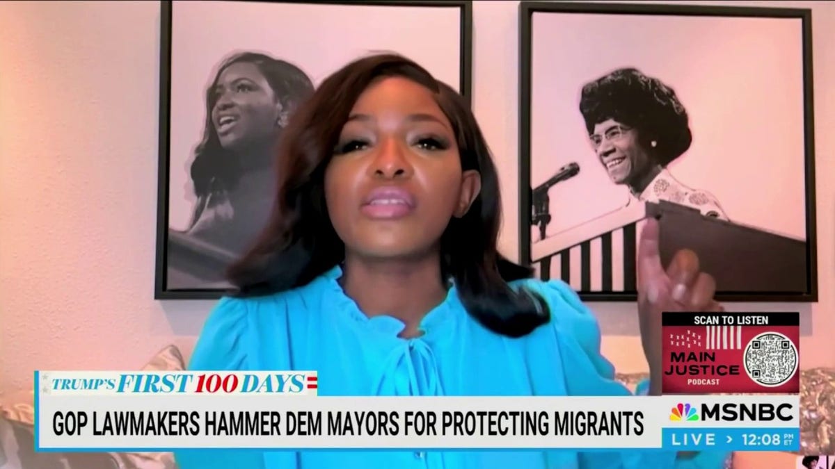 Jasmine Crockett on MSNBC