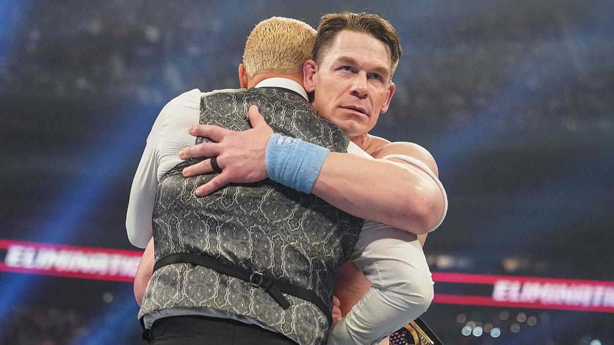 John Cena Hugs Cody Rhode