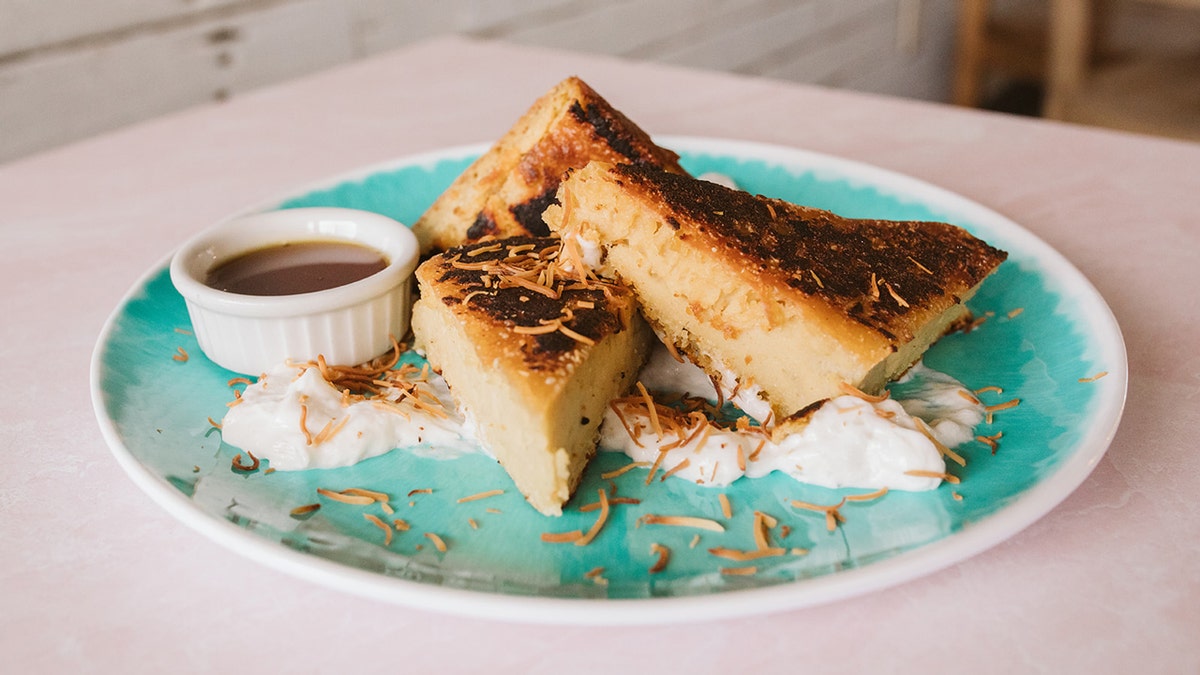 Just BE Kitchen's grilled French toast.