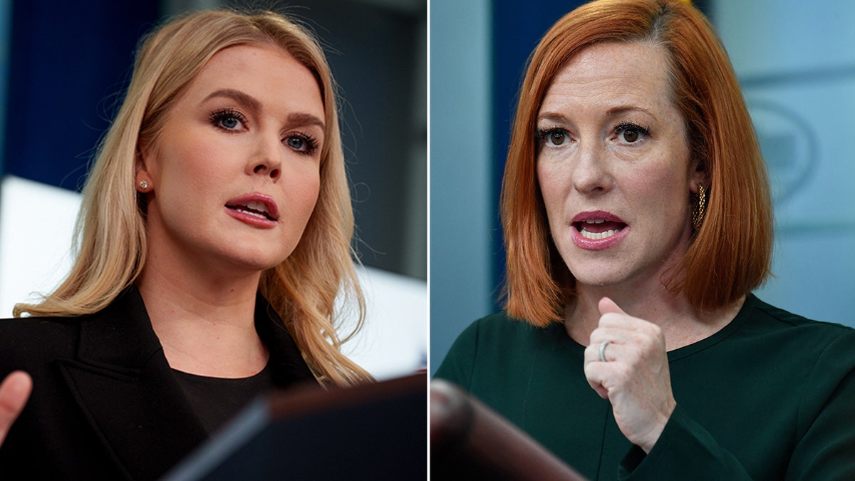 Karoline Leavitt and Jen Psaki