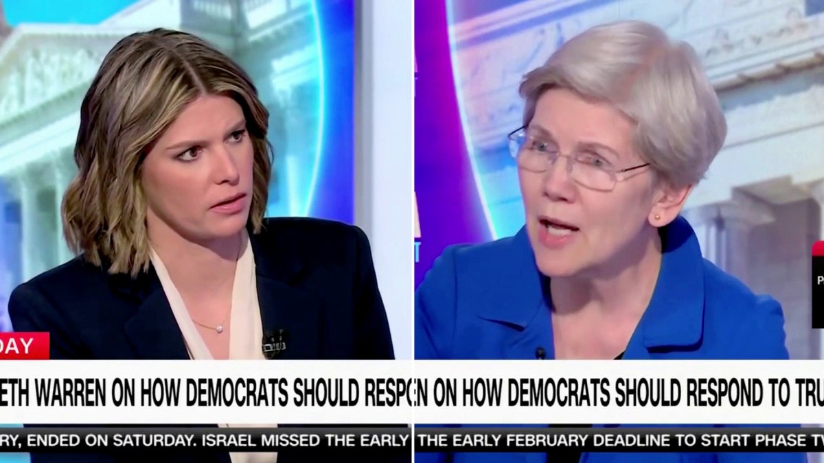 Kasie Hunt and Elizabeth Warren