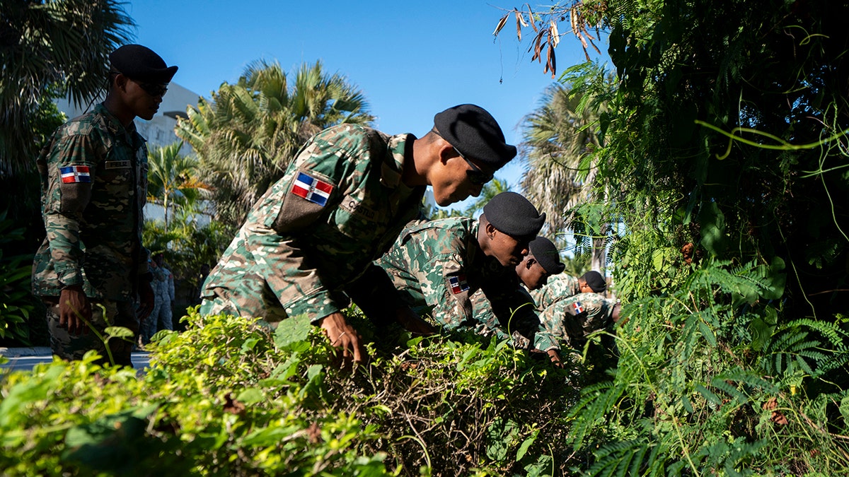 Military personnel search for Sudiksha Konanki, a University of Pittsburgh student from the U.S. who disappeared on a beach in Punta Cana, Dominican Republic, on Monday, March 10.