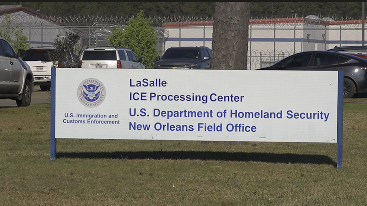 The Immigration Court in Louisiana, where Mahmoud Khalil appeared in a hearing