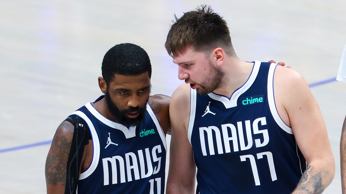 Luka Doncic and Kyrie Irving speak in court