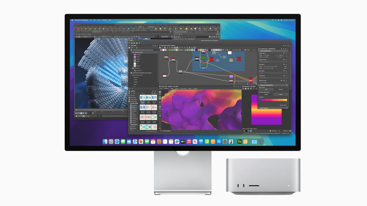 The new Mac Studio is faster and more powerful than other generations. 