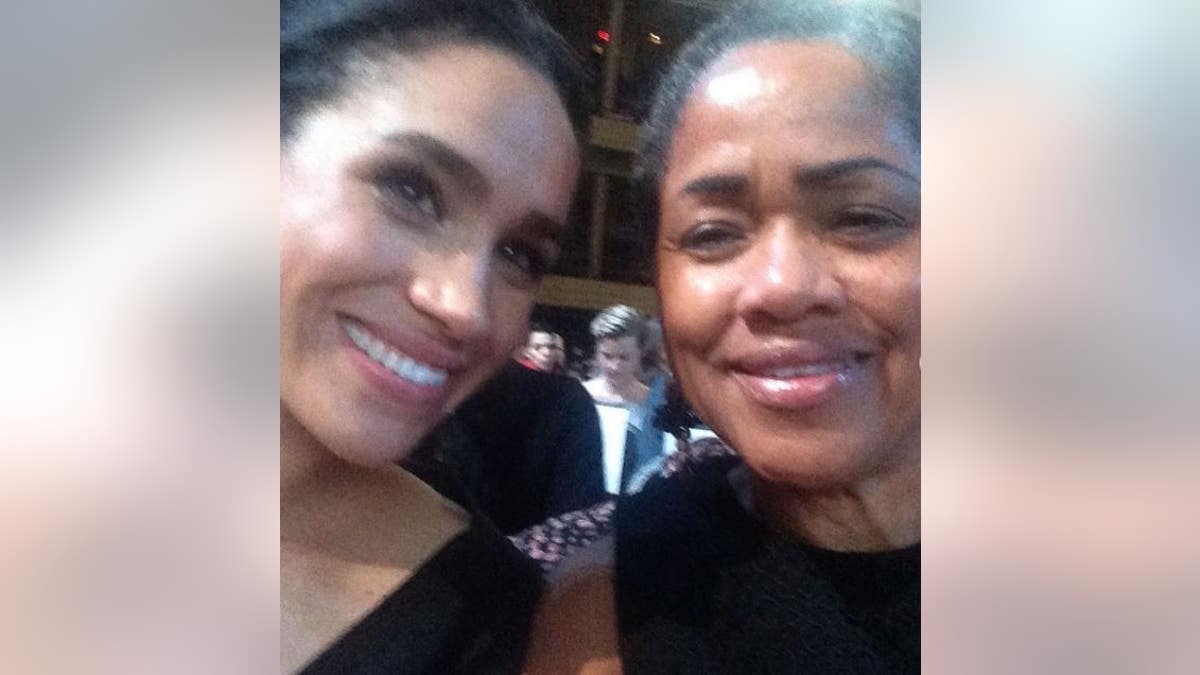 Markle in a selfie with her mom