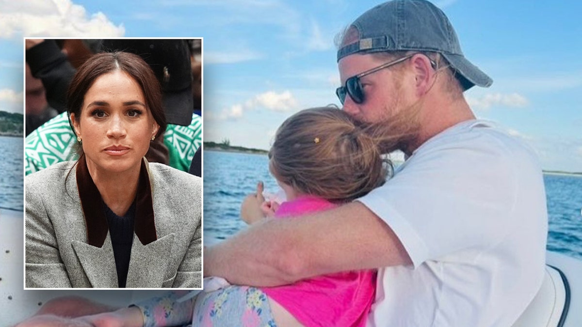 Prince Harry and his daughter Lilibet travel in a boat, Meghan Markle in an event.