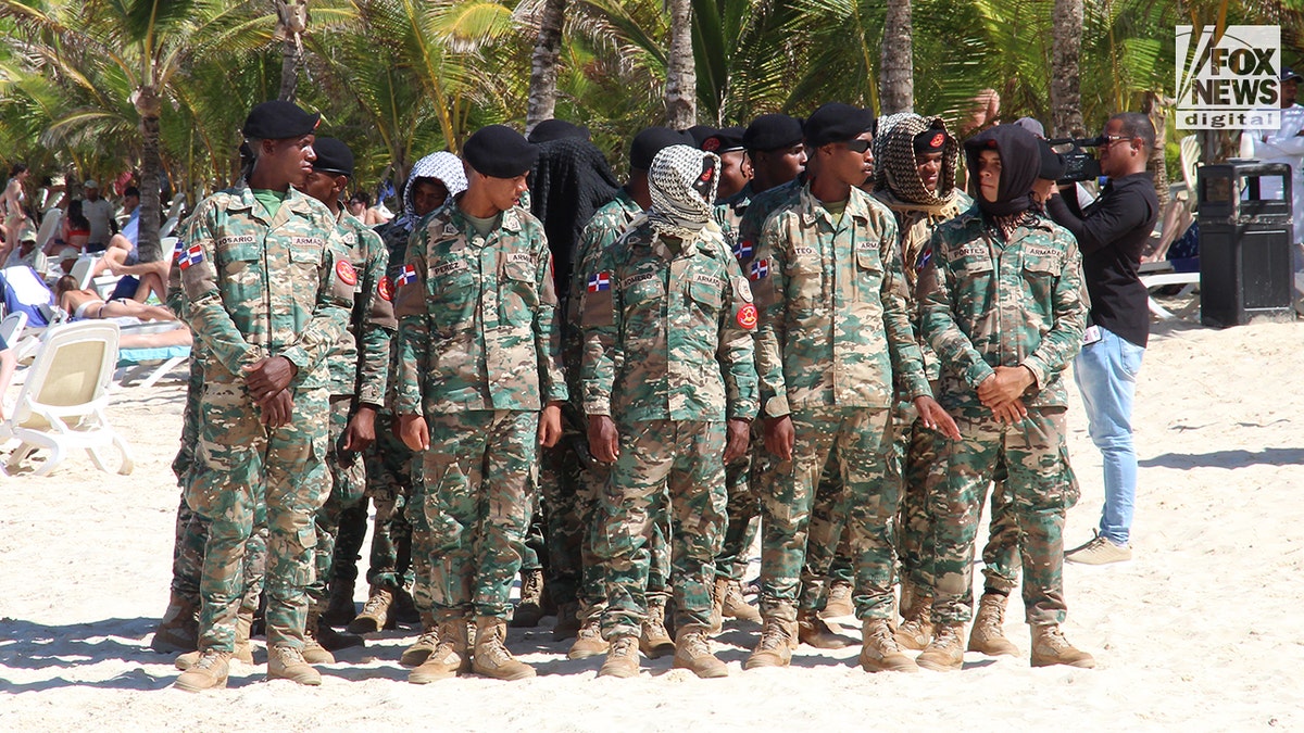 Sudiksha Konanki search teams on the Riu Republica Resort beaches in the Dominican Republic