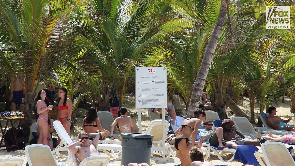 Sudiksha Konanki beach in RIU Republica resort in Punta Cana, Dominican Republic