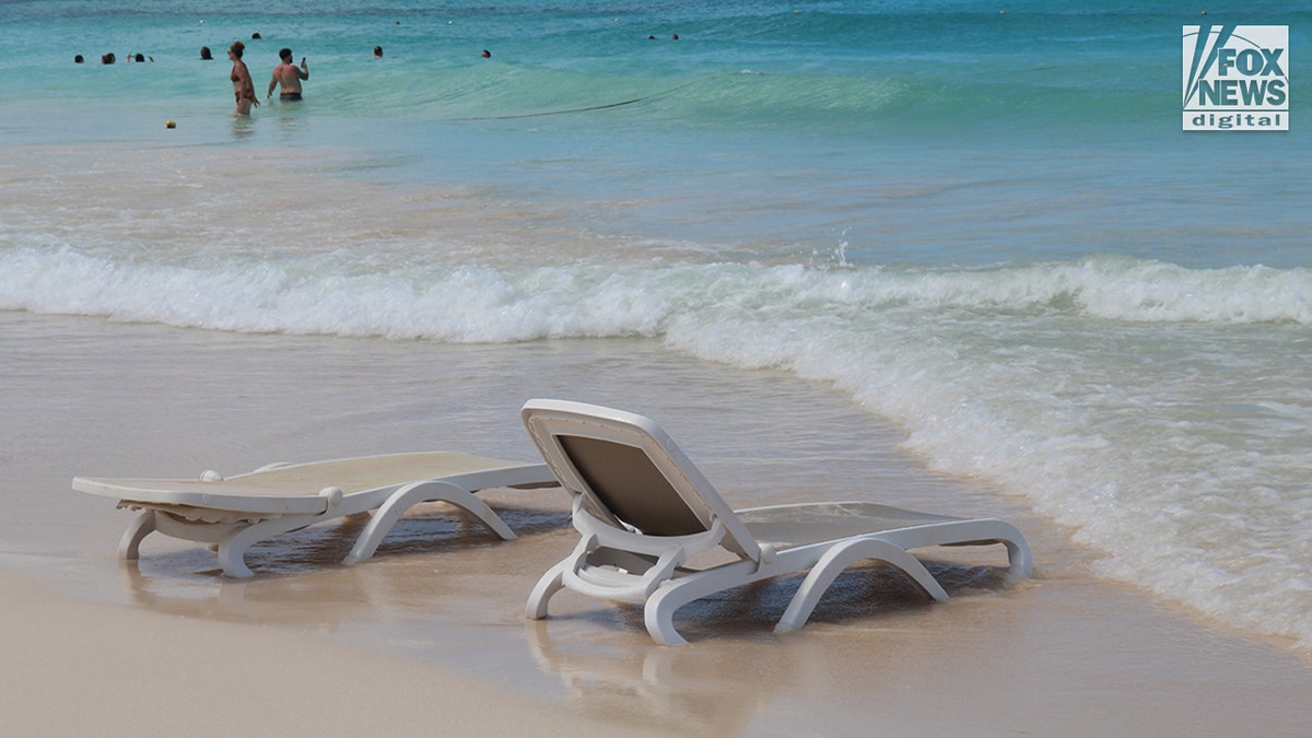 Sudiksha Konanki beach in RIU Republica resort in Punta Cana, Dominican Republic