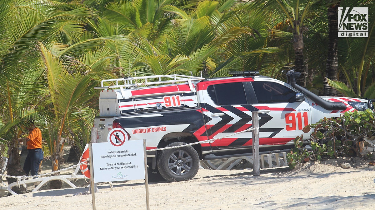 Sudiksha Konanki search teams on the Riu Republica Resort beaches in the Dominican Republic