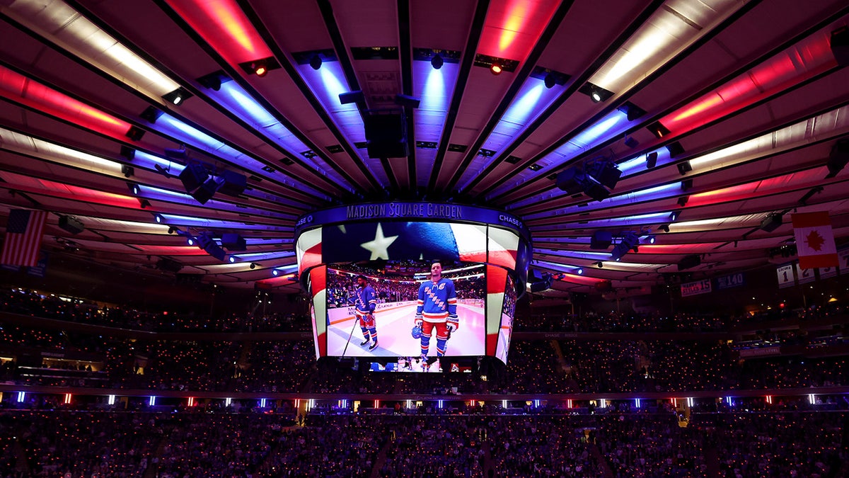 National anthem at MSG