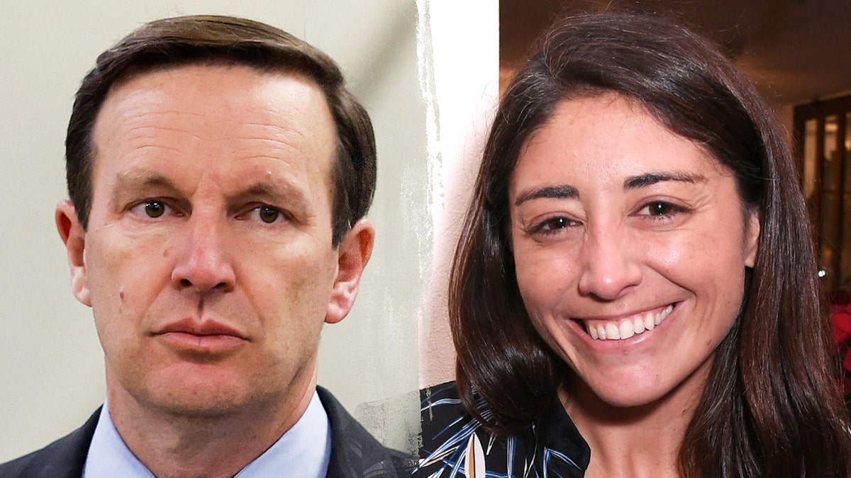 Sen. Chris Murphy and Tara McGowan.