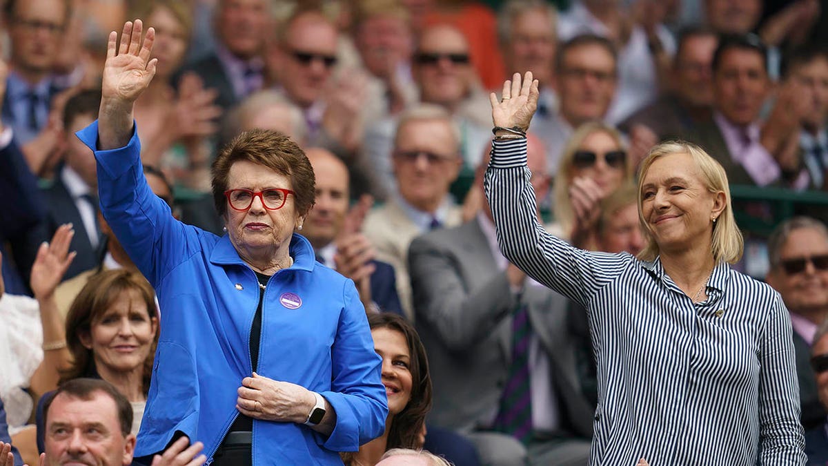 Martina Navratilova and Billie Jean King