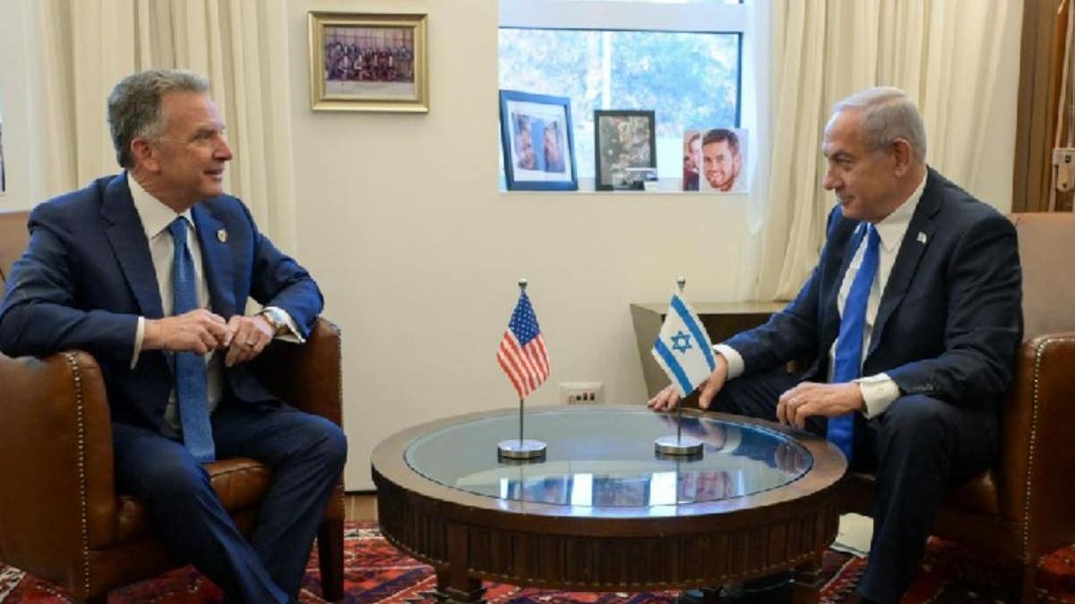 Netanyahu speaking with Witkoff