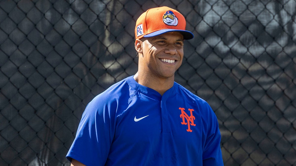 Juan Soto during a spring training game