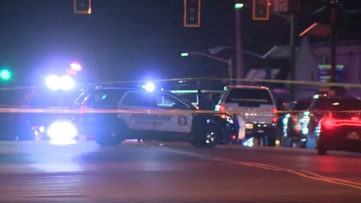 Police are investigating after two officers were shot Friday night in Newark, N.J.