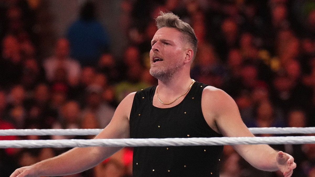 Pat Mcafee in WWE ring