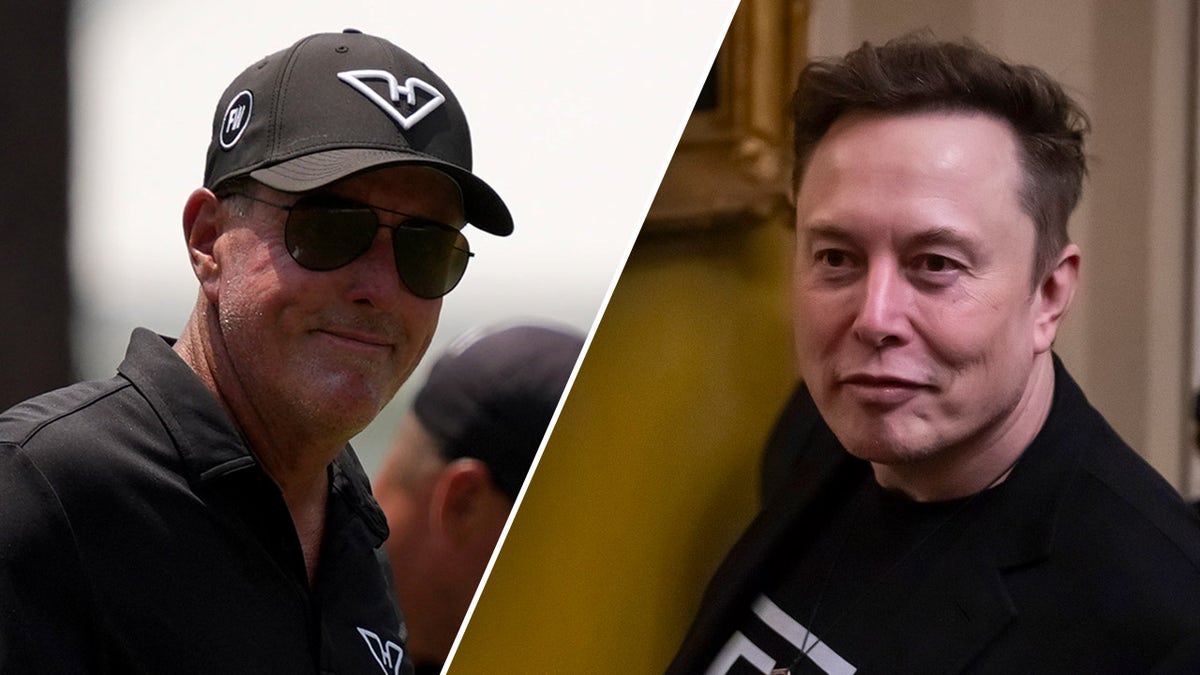 Phil Mickelson and Elon Musk