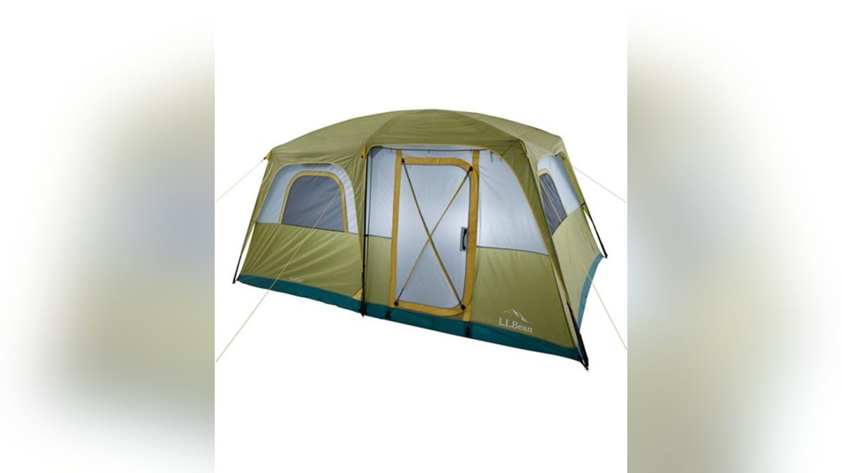 The cabin style gives this tent extra standing room.
